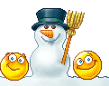 Schneemann Smilies (6) Smiley – Schneemann